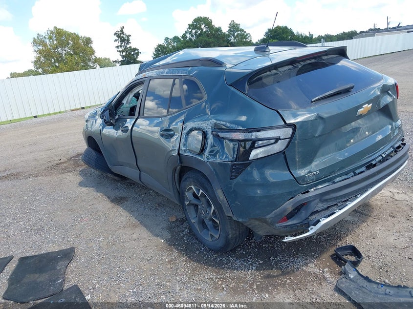 Vin: kl77lhep1sc078859, lot: 46594418, chevrolet trax fwd lt 20253