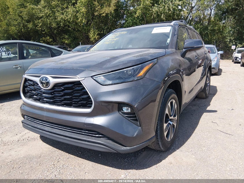 Vin: 5tdgzrah7ns544318, lot: 46594424, toyota highlander xle 20222