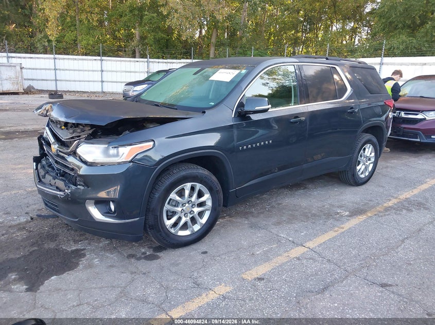 Vin: 1gnevgkw7kj303475, lot: 46594431, chevrolet traverse 1lt 20192