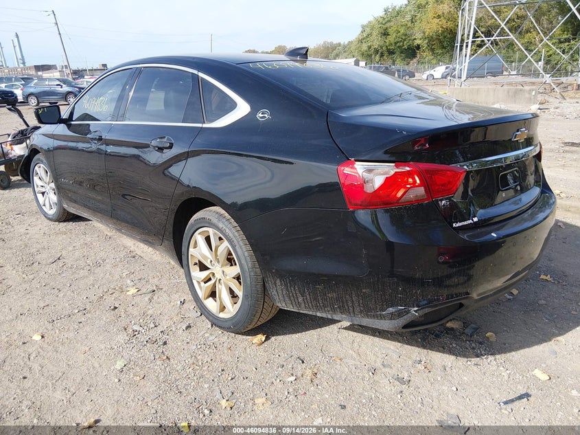 Vin: 2g1115s33g9167158, lot: 46594443, chevrolet impala 2lt 20163