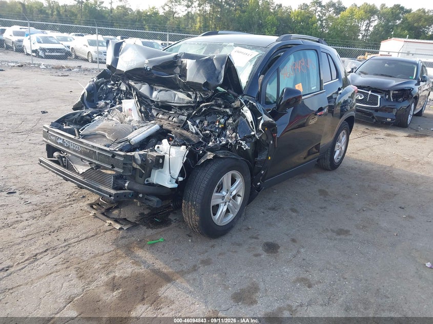 Vin: kl7cjlsb9kb929067, lot: 46594450, chevrolet trax lt 20192