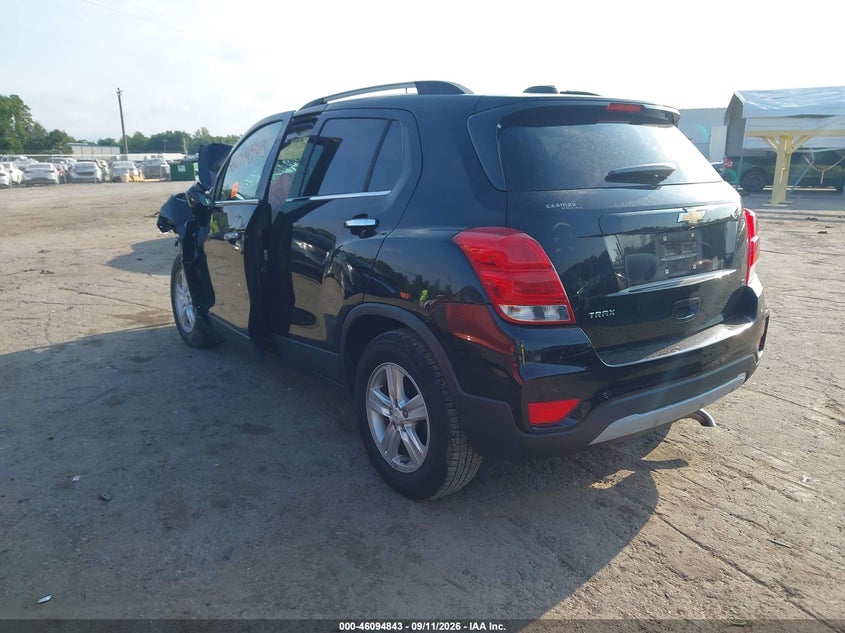 Vin: kl7cjlsb9kb929067, lot: 46594450, chevrolet trax lt 20193