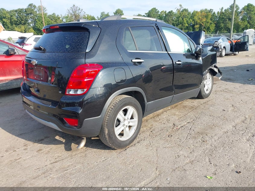 Vin: kl7cjlsb9kb929067, lot: 46594450, chevrolet trax lt 20194
