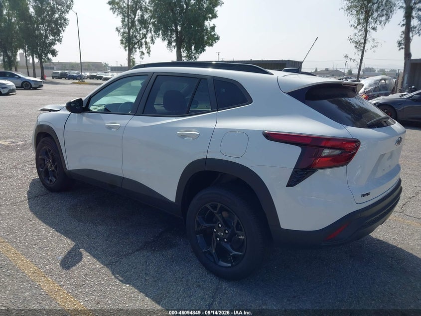Vin: kl77lhep5tc118958, lot: 46594456, chevrolet trax fwd lt 20263