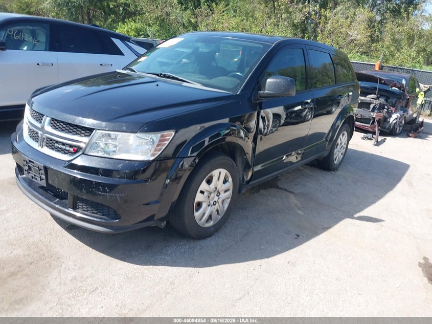 Vin: 3c4pdcab9ft747189, lot: 46594462, dodge journey american value pkg 20152