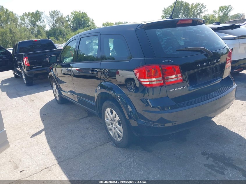 Vin: 3c4pdcab9ft747189, lot: 46594462, dodge journey american value pkg 20153