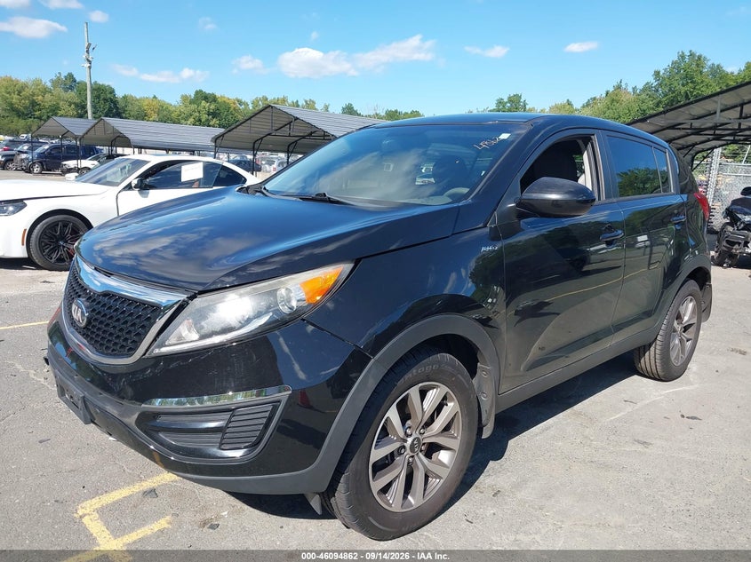 Vin: kndpbcac2e7623296, lot: 46594469, kia sportage lx 20142