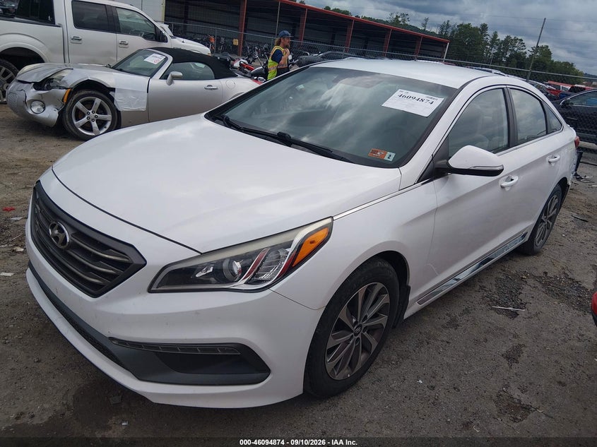 Vin: 5npe34afxhh453421, lot: 46594481, hyundai sonata sport 20172