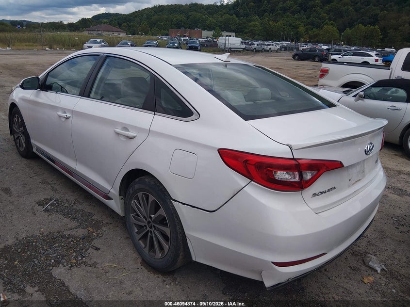 Vin: 5npe34afxhh453421, lot: 46594481, hyundai sonata sport 20173