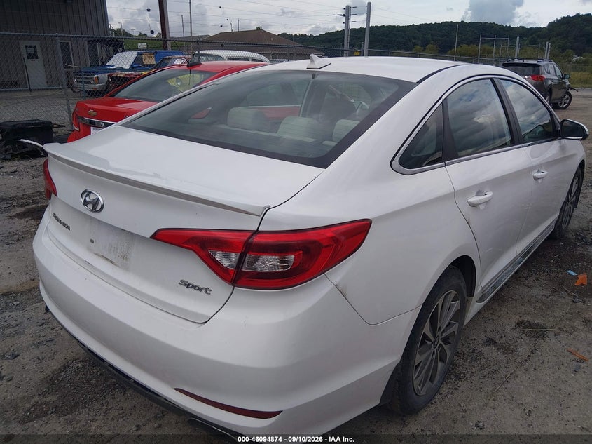 Vin: 5npe34afxhh453421, lot: 46594481, hyundai sonata sport 20174
