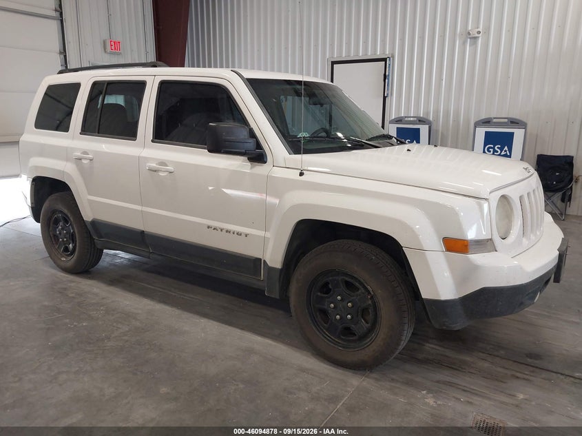 Vin: 1c4njrbb8cd582948, lot: 46594485, jeep patriot sport 2012 img_1