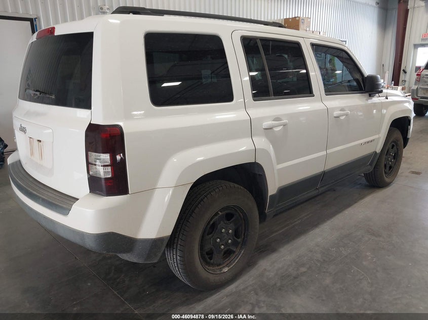 Vin: 1c4njrbb8cd582948, lot: 46594485, jeep patriot sport 20124