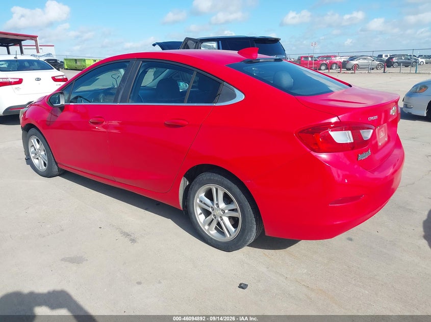 Vin: 1g1be5smxh7219728, lot: 46594498, chevrolet cruze lt auto 20173