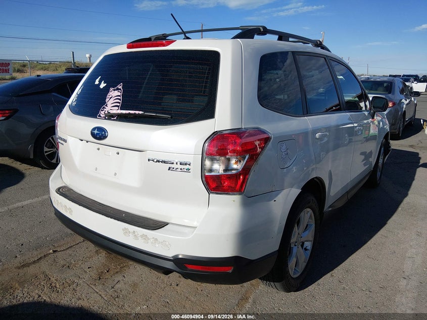 Vin: jf2sjabc6fh473707, lot: 46594511, subaru forester 2.5i 20154