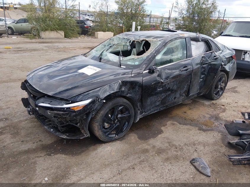 Vin: kmhls4dg5tu212150, lot: 46594524, hyundai elantra sel sport premium 20262