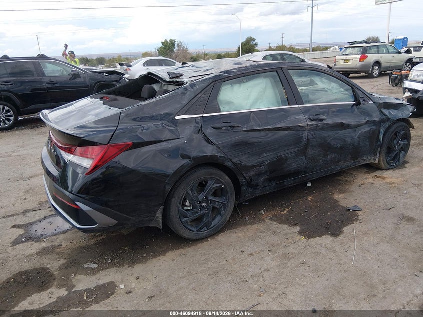 Vin: kmhls4dg5tu212150, lot: 46594524, hyundai elantra sel sport premium 20264