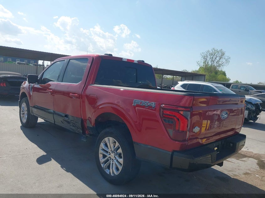 Vin: 1ftfw6ld9rfc17552, lot: 46594531, ford f-150 king ranch 20243