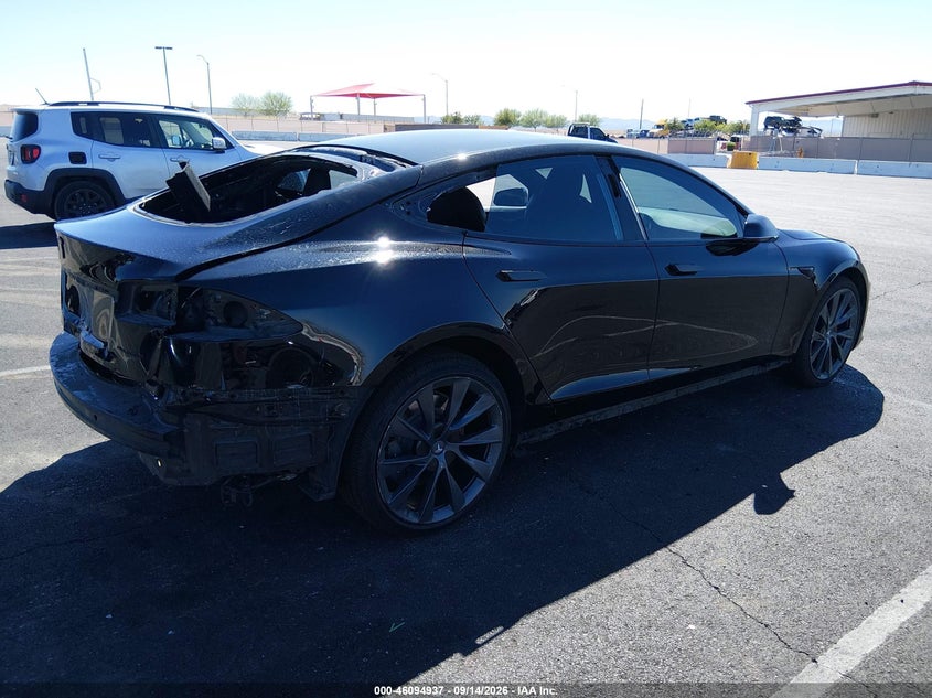 Vin: 5yjsa1e29mf424516, lot: 46594544, tesla model s long range dual motor all-wheel drive/long range plus dual motor all-wheel drive 20214