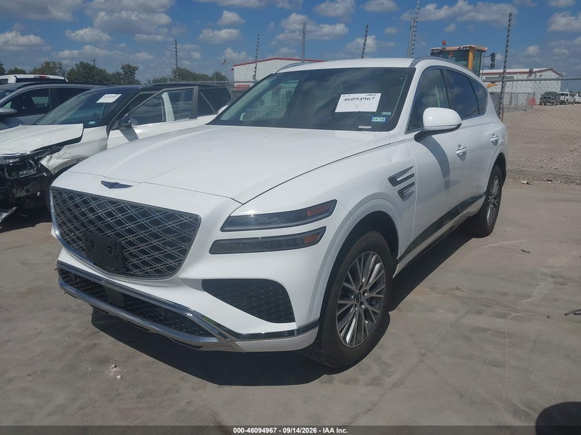 Vin: kmuhfesb8tu348815, lot: 46594574, genesis gv80 2.5t awd 20262