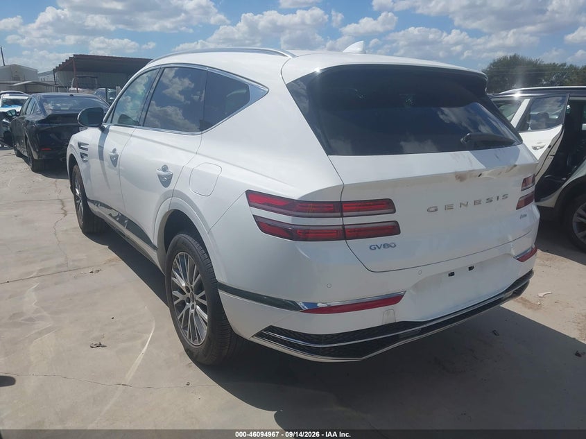 Vin: kmuhfesb8tu348815, lot: 46594574, genesis gv80 2.5t awd 20263