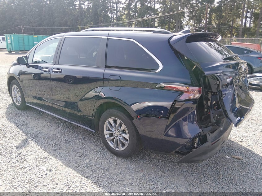 Vin: 5tdjskfc2rs151489, lot: 46594575, toyota sienna xle 20243