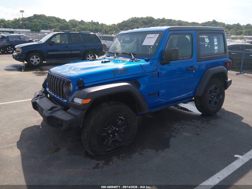 Vin: 1c4pjxan1tw160355, lot: 46594578, jeep wrangler sport 4x4 20262