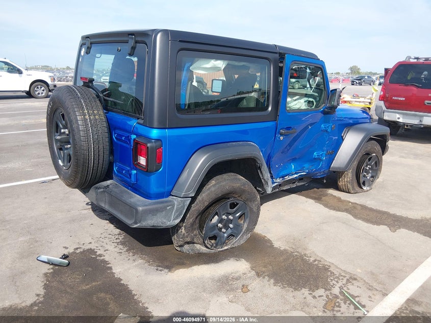 Vin: 1c4pjxan1tw160355, lot: 46594578, jeep wrangler sport 4x4 20264