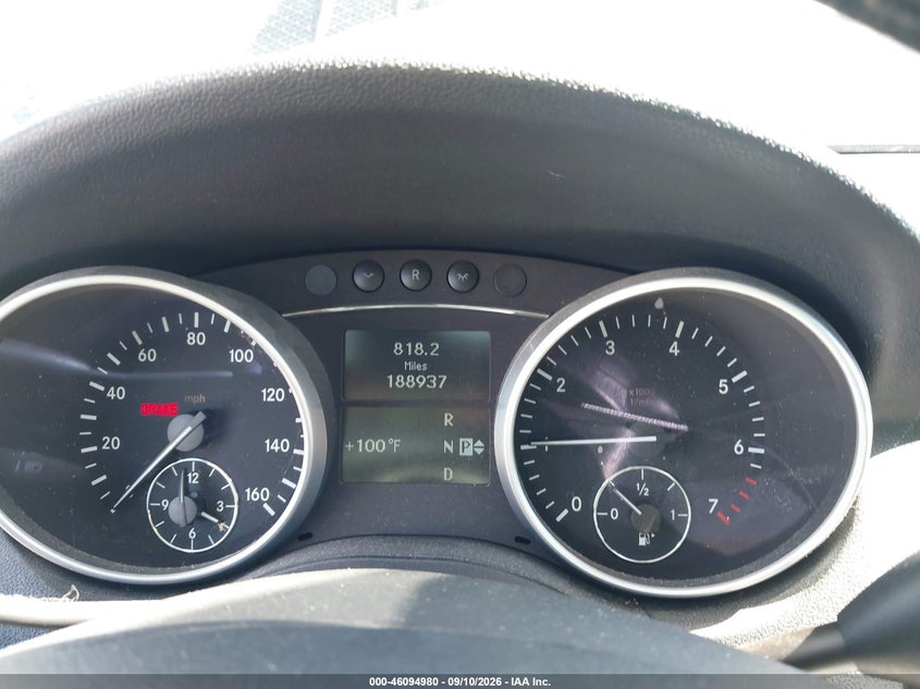 2008 MERCEDES-BENZ ML 350 auction photo 7
