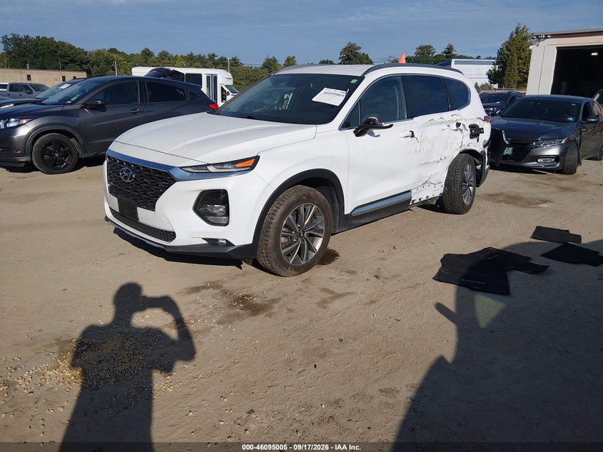 Vin: 5nms3cad5kh037454, lot: 46594612, hyundai santa fe sel plus 20192
