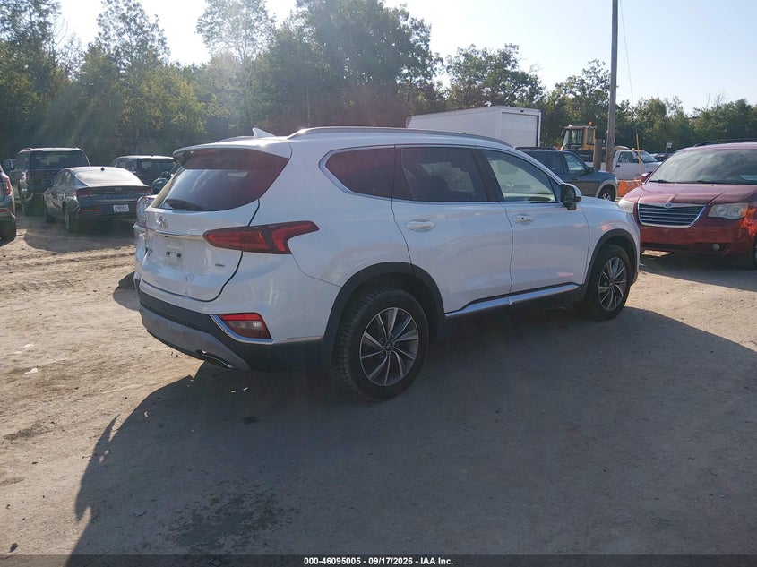 Vin: 5nms3cad5kh037454, lot: 46594612, hyundai santa fe sel plus 20194