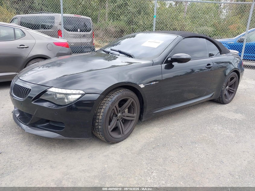 Vin: wbsek9c52acy80445, lot: 46594617, bmw m6 20102