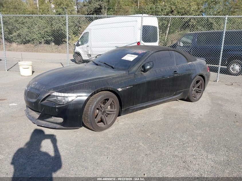 Vin: wbsek9c52acy80445, lot: 46594617, bmw m6 20102