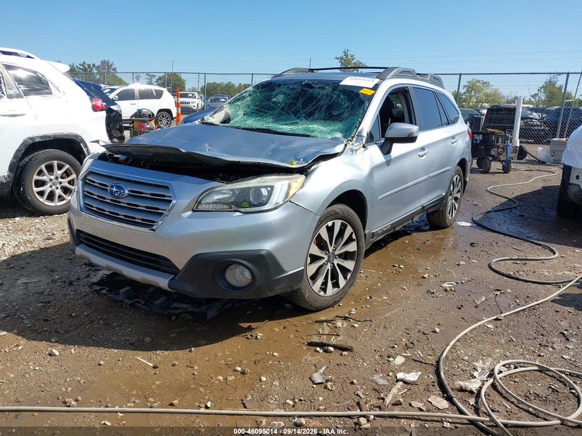 Vin: 4s4bsanc6g3243361, lot: 46594621, subaru outback 2.5i limited 20162