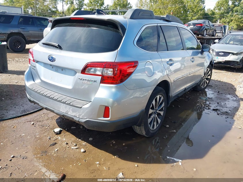 Vin: 4s4bsanc6g3243361, lot: 46594621, subaru outback 2.5i limited 20164