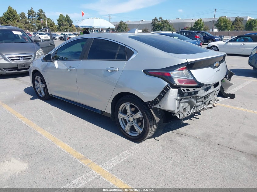 Vin: 1g1rc6s56hu100286, lot: 46594656, chevrolet volt lt 20173