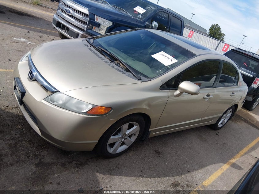 2007 Honda Civic, Normal Wear & Tear, IAAI, VIN 1HGFA16897L024334 — photo 2