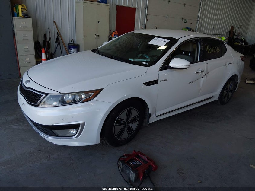 Vin: knagm4ad8d5041204, lot: 46594683, kia optima hybrid lx 20132