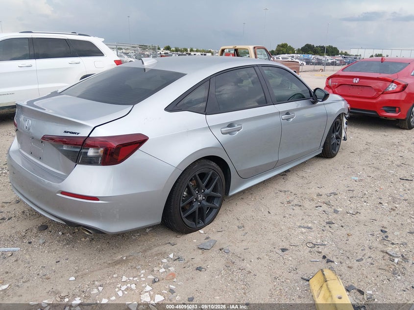 Vin: 2hgfe2f58th532253, lot: 46594690, honda civic sport 20264