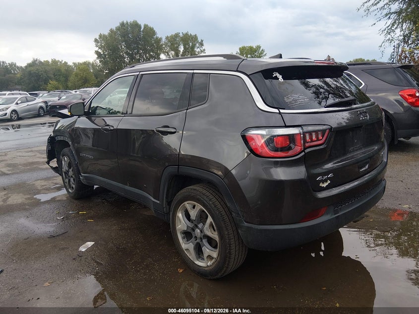 Vin: 3c4njdcb6lt185525, lot: 46594711, jeep compass limited 4x4 20203
