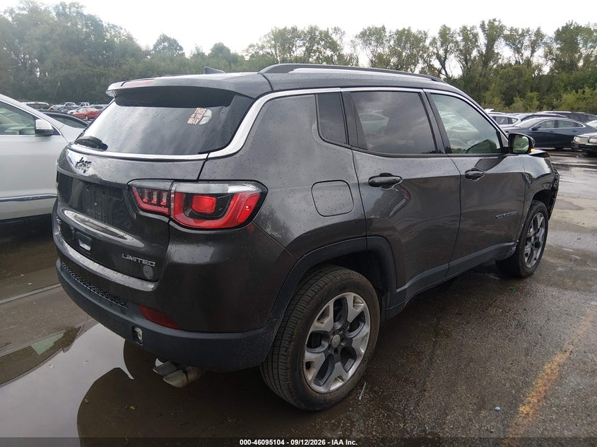 Vin: 3c4njdcb6lt185525, lot: 46594711, jeep compass limited 4x4 20204