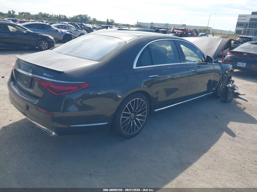 Vin: w1k6g6db7na067982, lot: 46594712, mercedes-benz s 500 4matic 20224