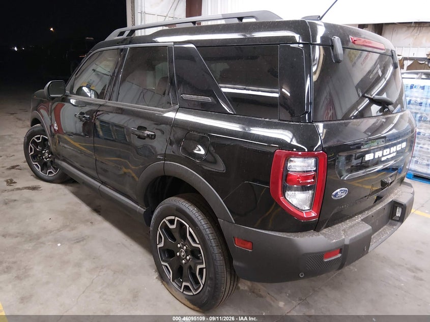 Vin: 3fmcr9cn1srf02089, lot: 46594716, ford bronco sport outer banks 20253