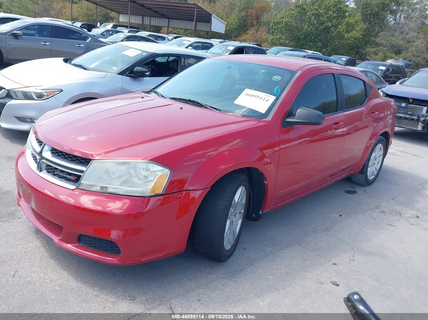 Vin: 1b3bd4fb0bn540761, lot: 46594721, dodge avenger express 20112