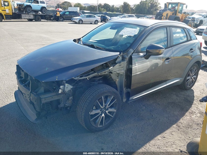 Vin: jm1dkfd75j0304643, lot: 46594725, mazda cx-3 grand touring 20182