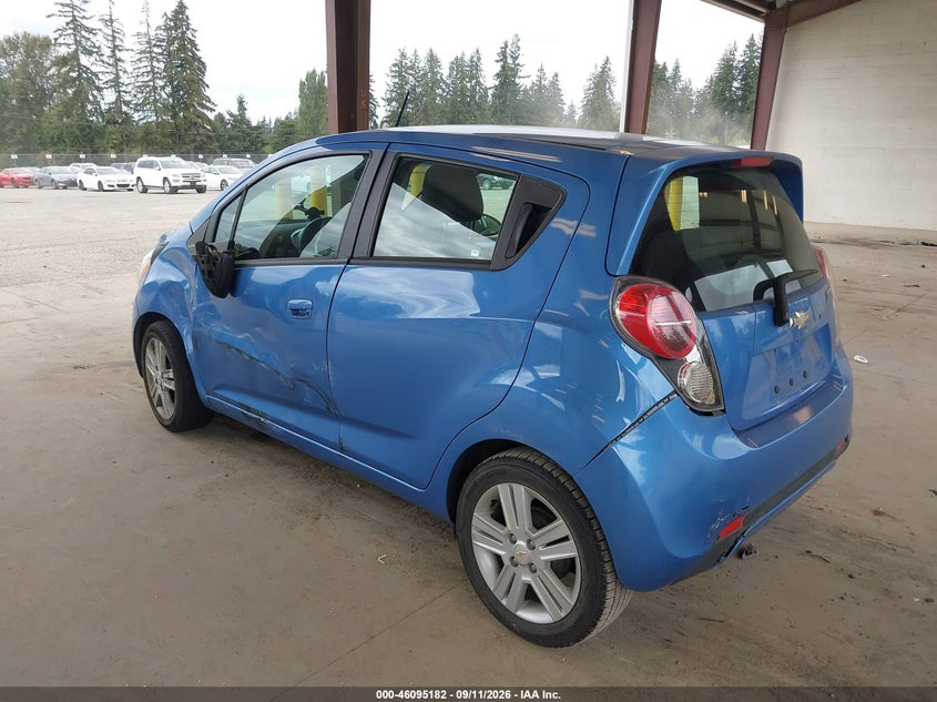 Vin: kl8cb6s93fc783434, lot: 46594789, chevrolet spark ls cvt 20153