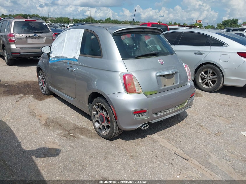 2015 FIAT 500 auction photo 3