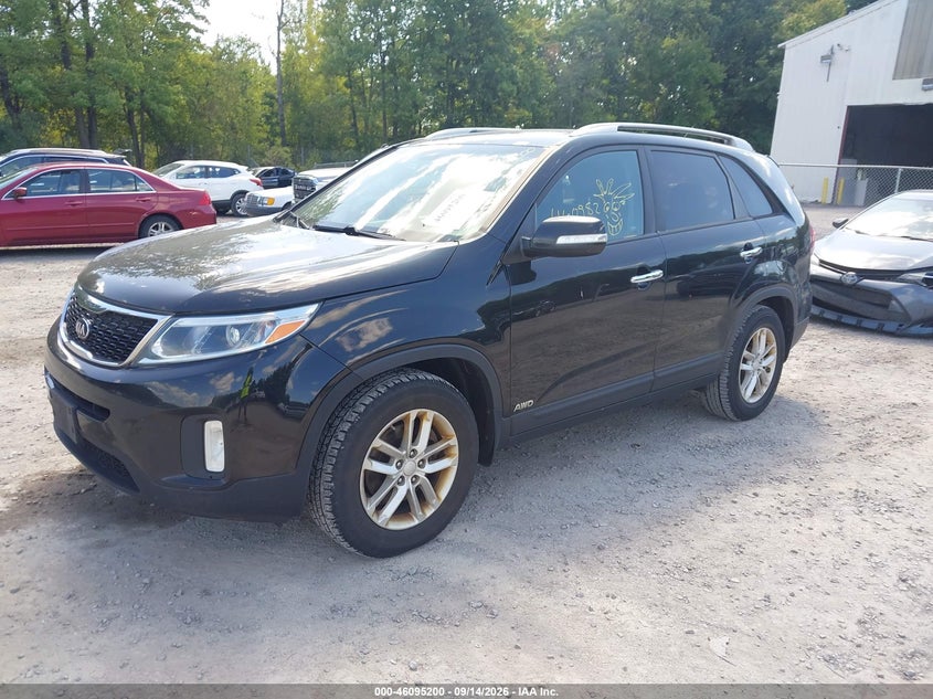 Vin: 5xyktda61eg454124, lot: 46594807, kia sorento lx 20142