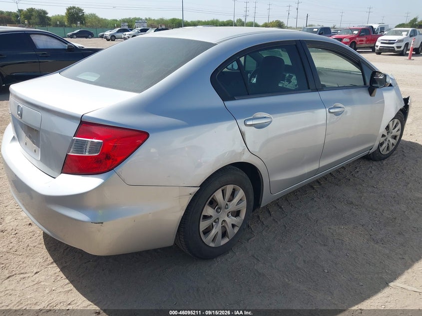 Vin: 19xfb2f56ce305341, lot: 46594818, honda civic lx 20124