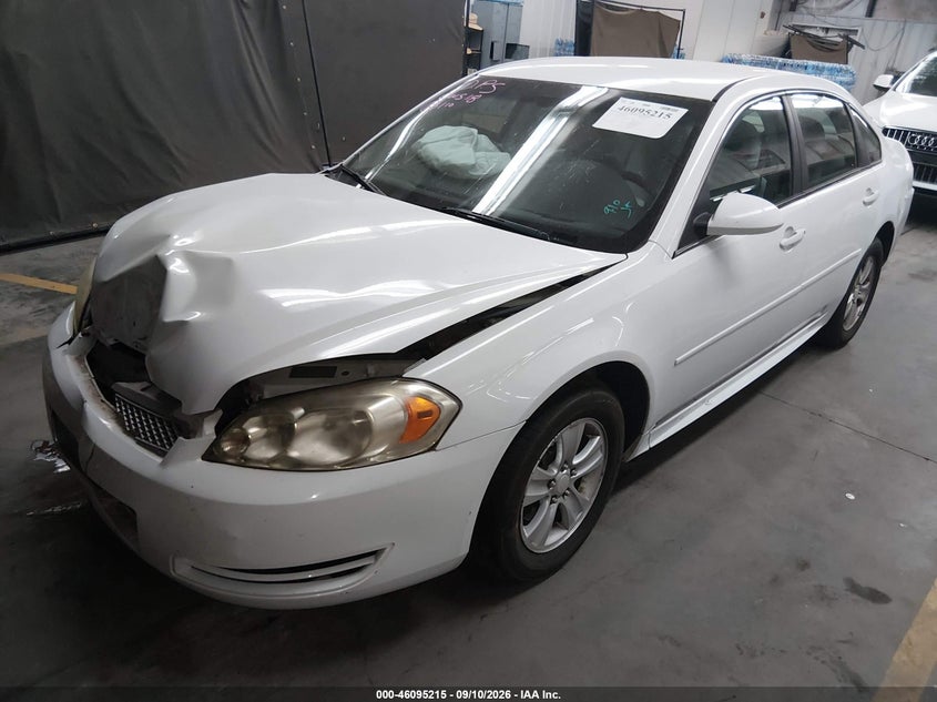 Vin: 2g1wf5e33d1264695, lot: 46594822, chevrolet impala ls 20132