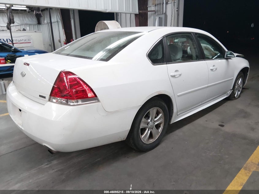 Vin: 2g1wf5e33d1264695, lot: 46594822, chevrolet impala ls 20134